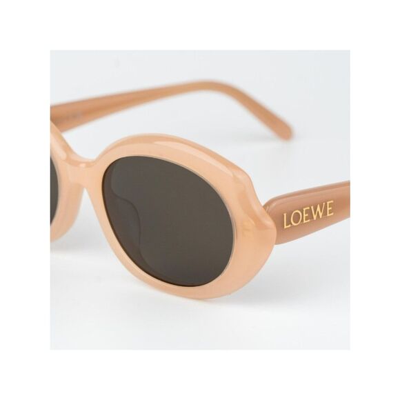 Loewe Women Sunglasses Nude Pink Brown Oval LW40147F 72E NEW AUTHENTIC main image 9